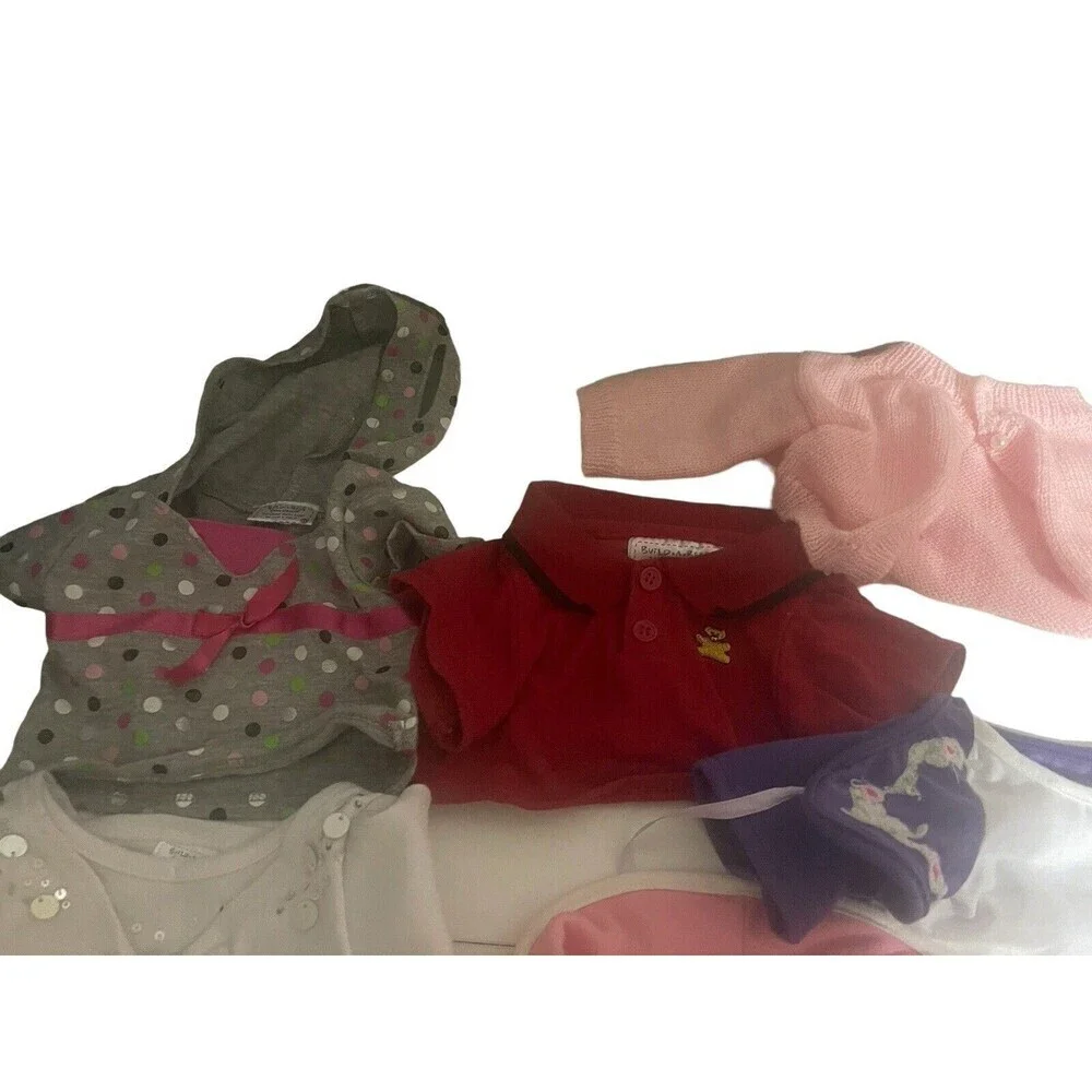 Build-A Bear Clothes Shirts Lot Of 9 Items RARE